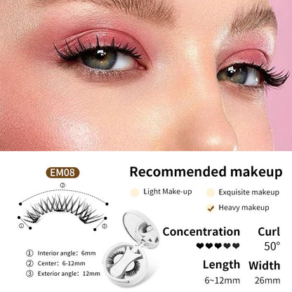 Magnetic False Eyelashes with Applicator and Case (photo 11)