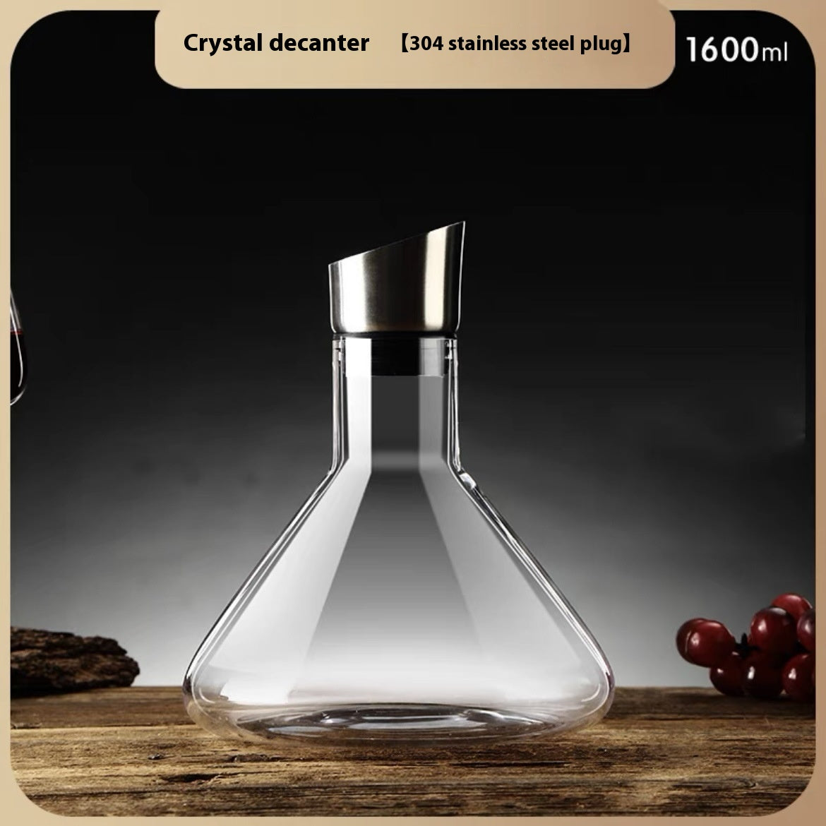 Iceberg Glass Wine Decanter (photo 10)