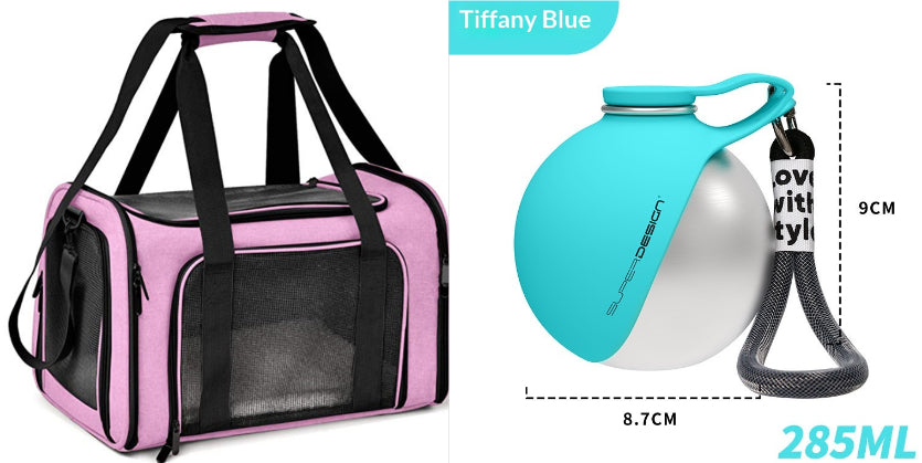 Portable Dog Water Bottle with Waste Bag Dispenser (photo 19)