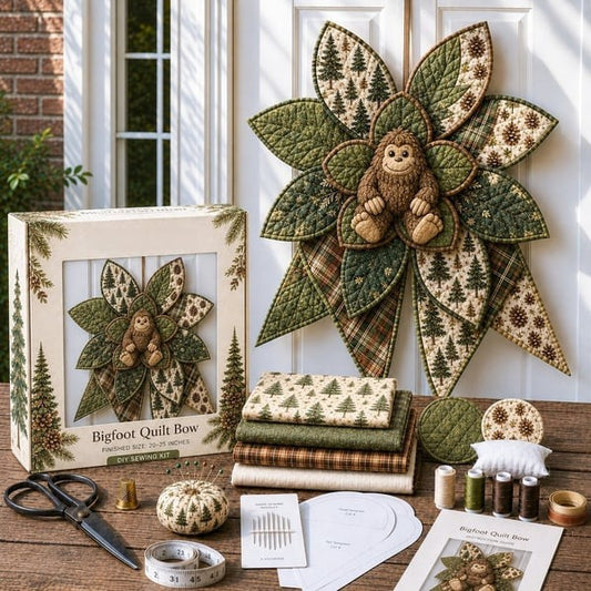 Quilted Patchwork Fabric Craft Piece, Holiday and Animal Designs