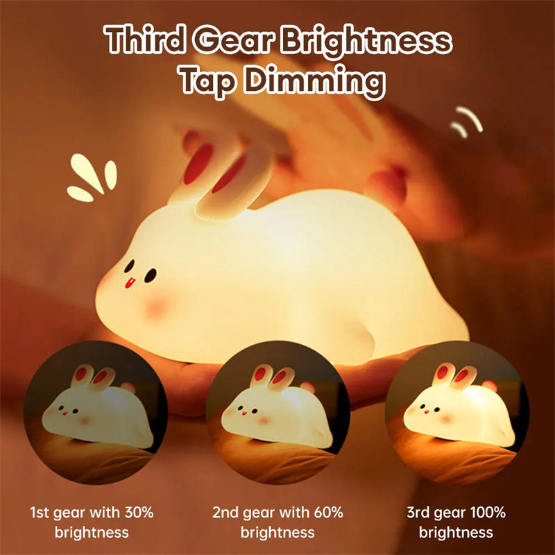 Silicone Bunny Night Light with Touch Control (photo 14)