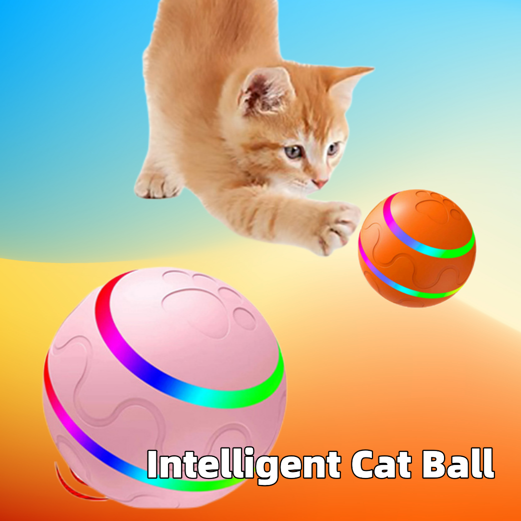 Automatic Rolling Cat Ball, USB Rechargeable