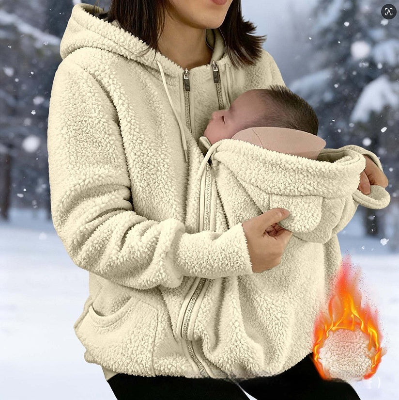 Women's Thick Hooded Zip-Up Jacket (photo 8)
