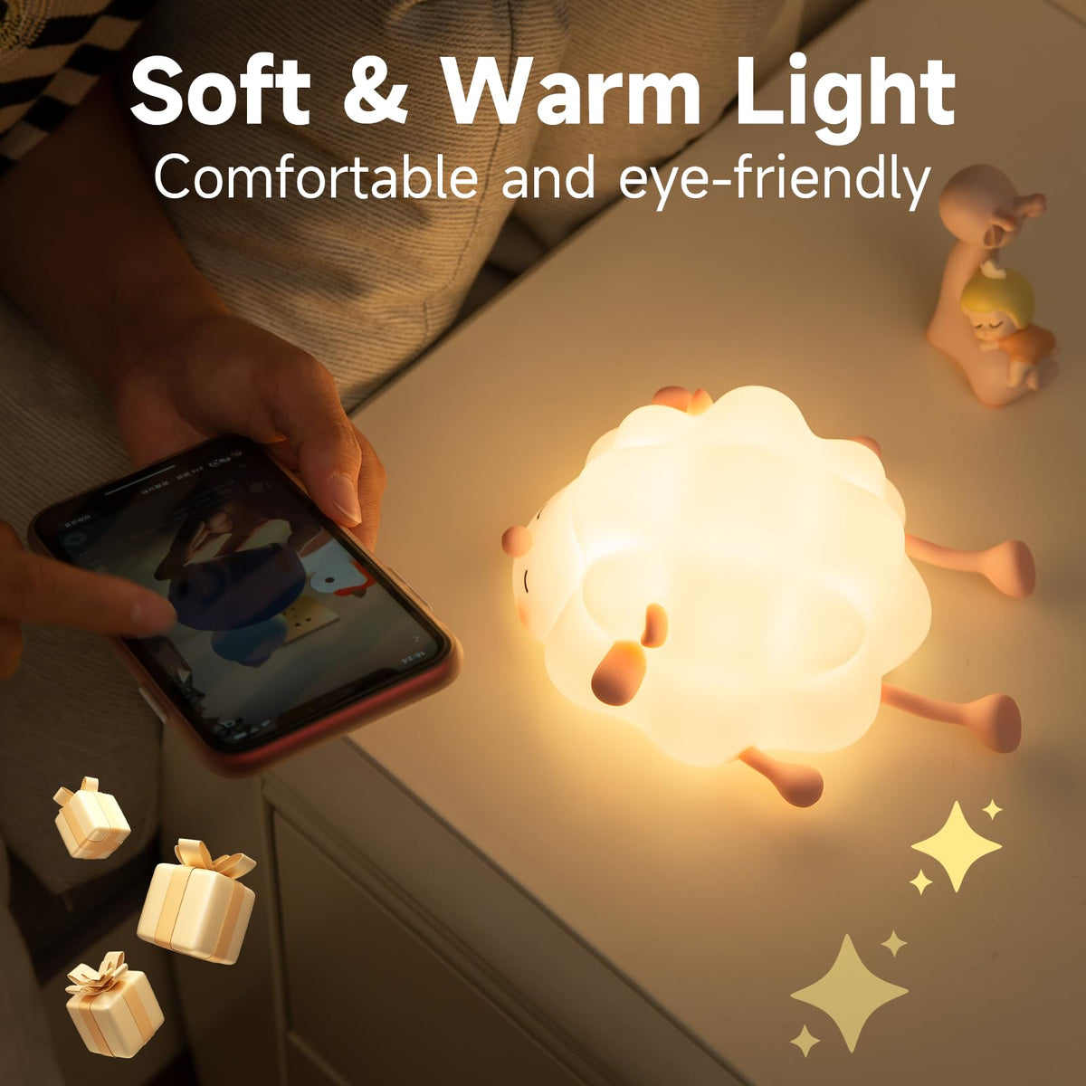 Silicone Animal Night Light with Timer (photo 3)