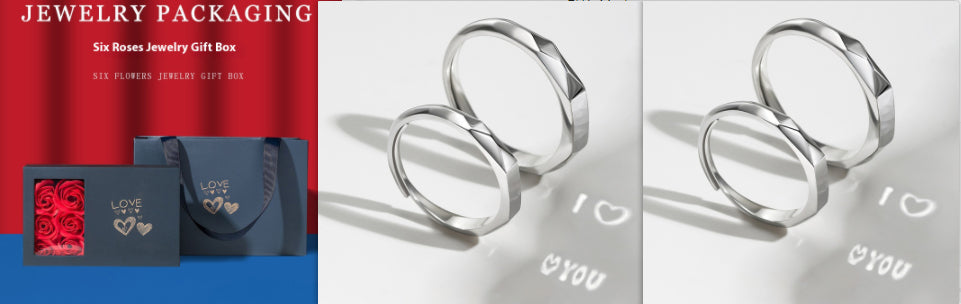 Adjustable Hidden Message Light Projection Ring (photo 15)