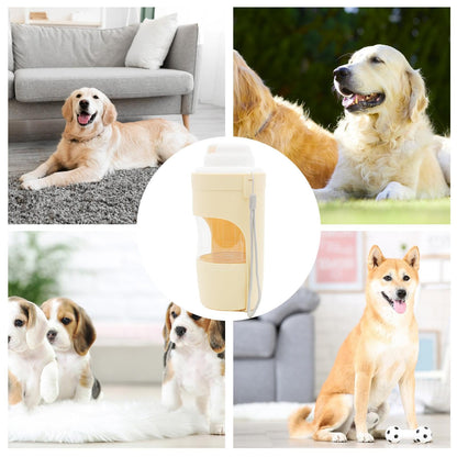 2-in-1 Travel Dog Water and Food Bottle with Lanyard (photo 7)