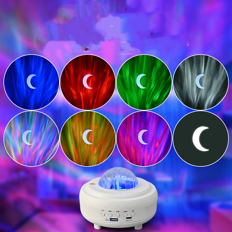 Rechargeable Galaxy Star Projector with Bluetooth Speaker (photo 3)