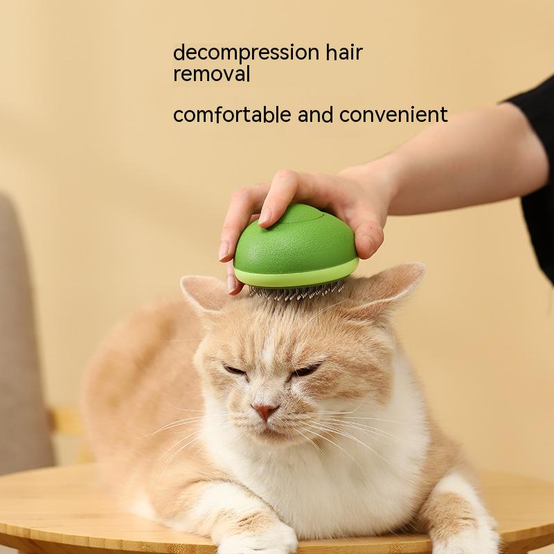 Avocado-Shaped Pet Grooming Brush (photo 2)