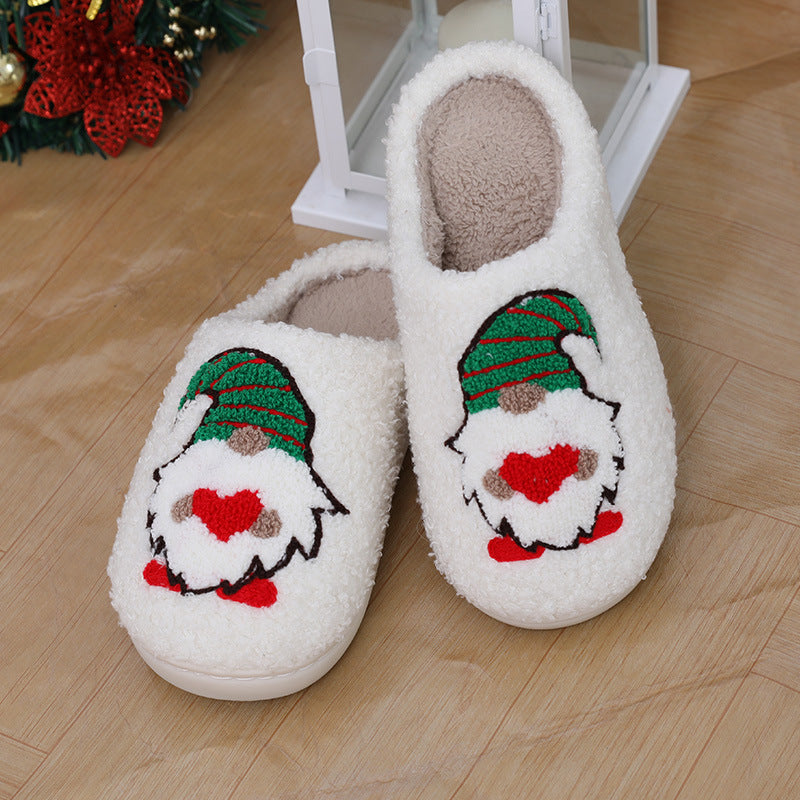 Cartoon Santa Plush House Slippers (photo 5)