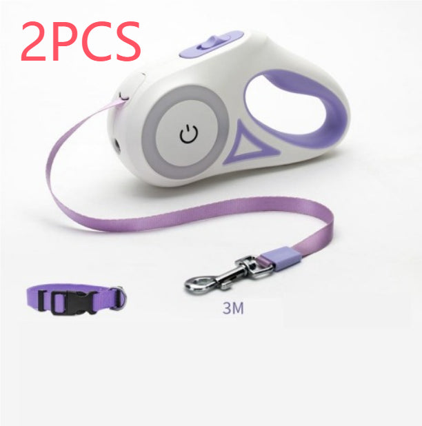 Retractable Dog Leash with LED Light, 3 m or 5 m (photo 31)