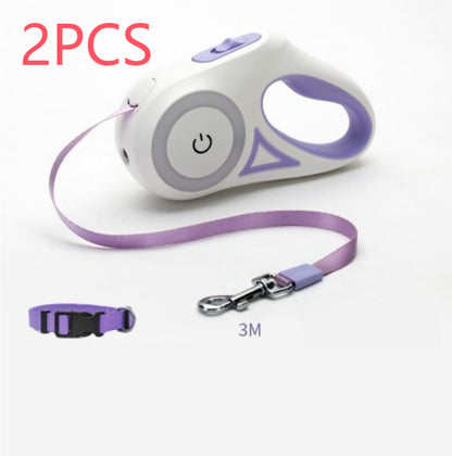 Retractable Dog Leash with LED Light, 3 m or 5 m (photo 31)