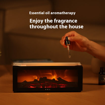 Flame Effect Essential Oil Diffuser with 7 Light Colors (photo 5)
