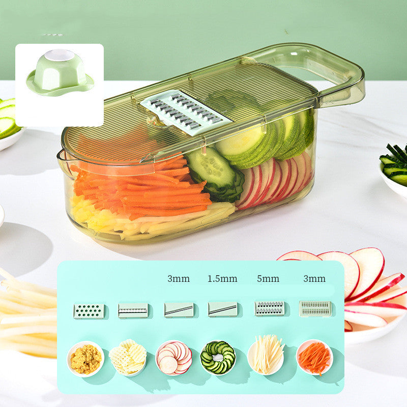 Multi-Blade Vegetable Chopper with Container (photo 6)