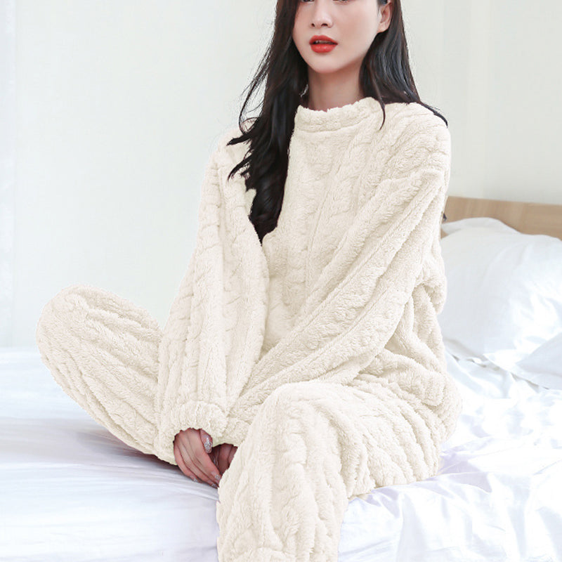 Women's Coral Fleece Pajama Set (photo 17)