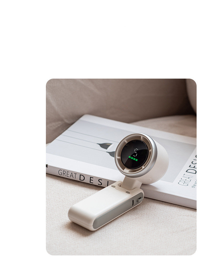 Foldable Mini Turbo Fan with Neck Strap, USB-C (photo 7)
