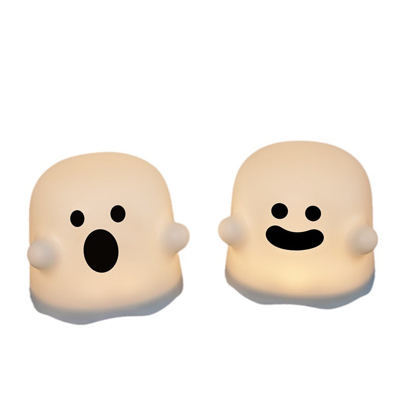 Silicone Face Night Light with Tap Control (photo 13)