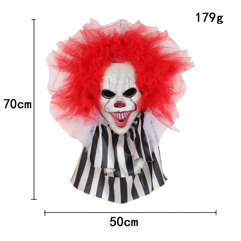 Halloween Horror Clown Door Wreath (photo 6)