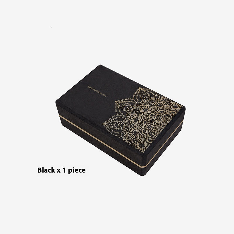 High-Density EVA Foam Yoga Block - Black (photo 2)