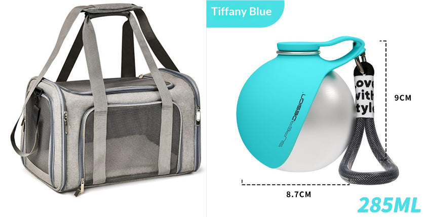 Portable Dog Water Bottle with Waste Bag Dispenser (photo 18)