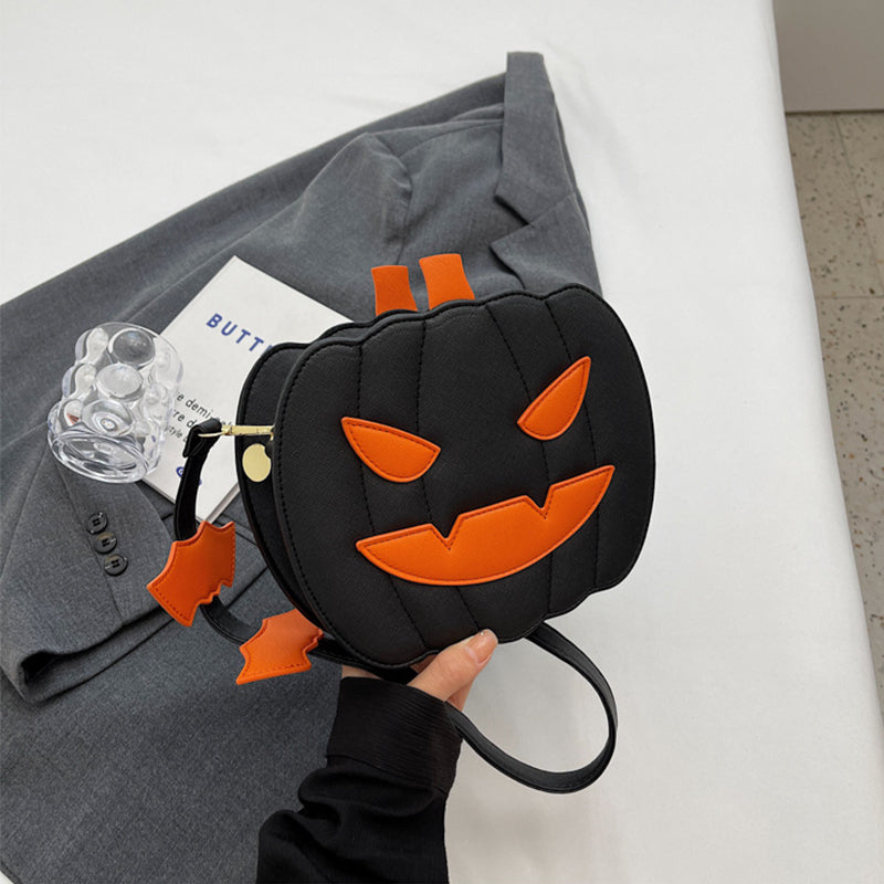 Pumpkin and Bat Crossbody Bag (photo 11)