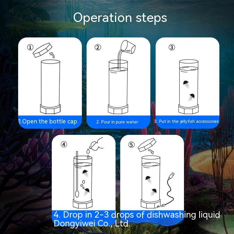15-Inch Jellyfish Lava Lamp with Remote, 17 Colors (photo 13)