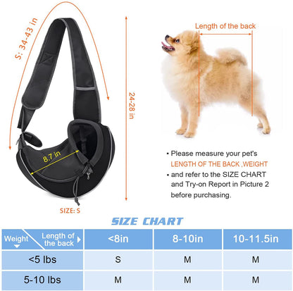 Pet Sling Carrier Crossbody Bag (photo 2)