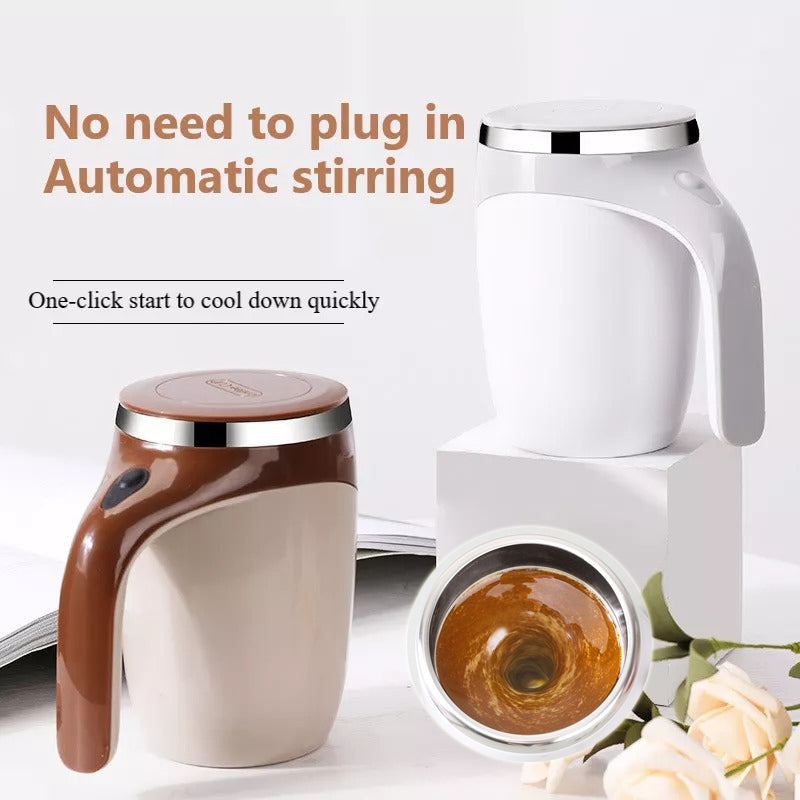Self-Stirring Magnetic Coffee Mug, 301 to 400 ml