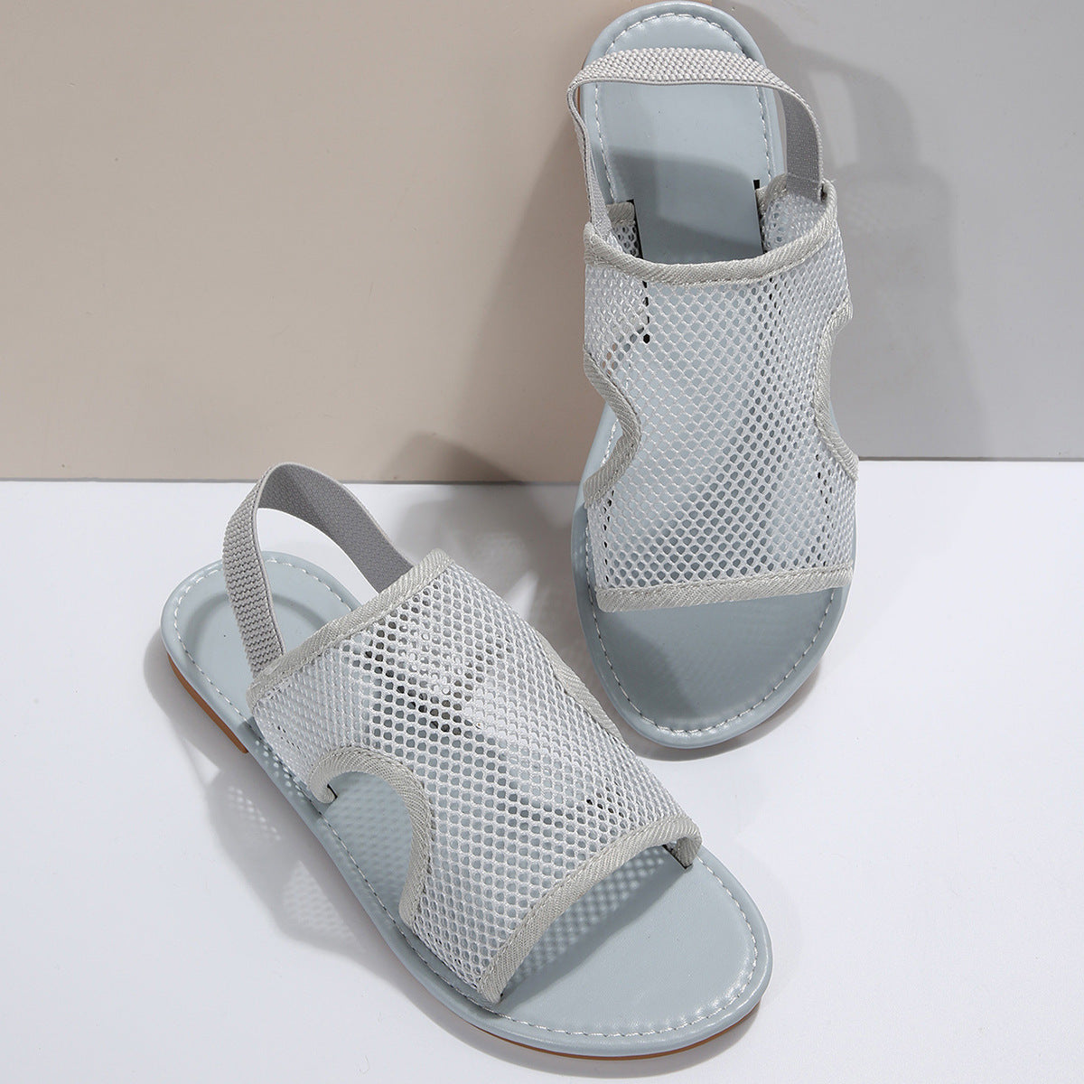 Breathable Mesh Flat Sandals (photo 11)