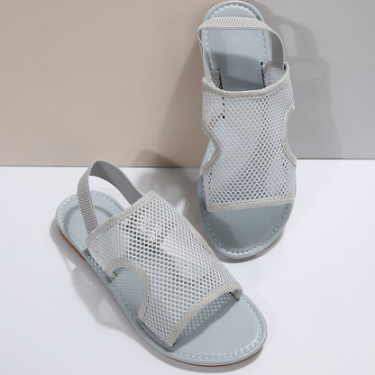 Breathable Mesh Flat Sandals (photo 11)