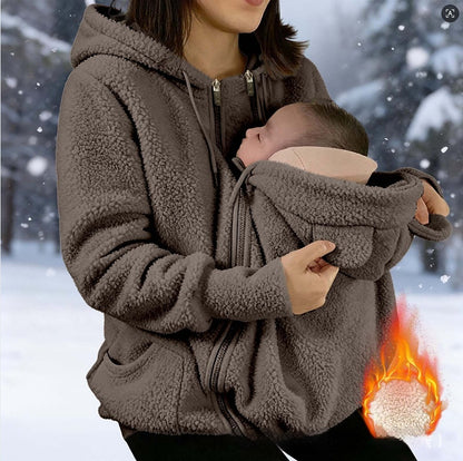 Women's Thick Hooded Zip-Up Jacket (photo 10)