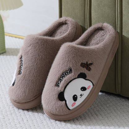 Cartoon Panda Thick-Sole House Slippers (photo 8)