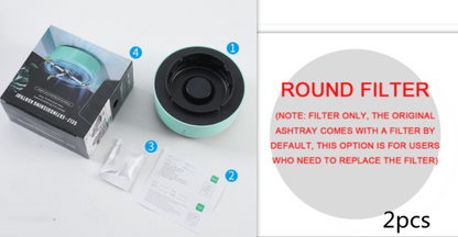 Ashtray with Built-In Fan and Replaceable Filter (photo 21)