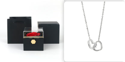 Rotating Soap Rose Jewelry Gift Box (photo 36)
