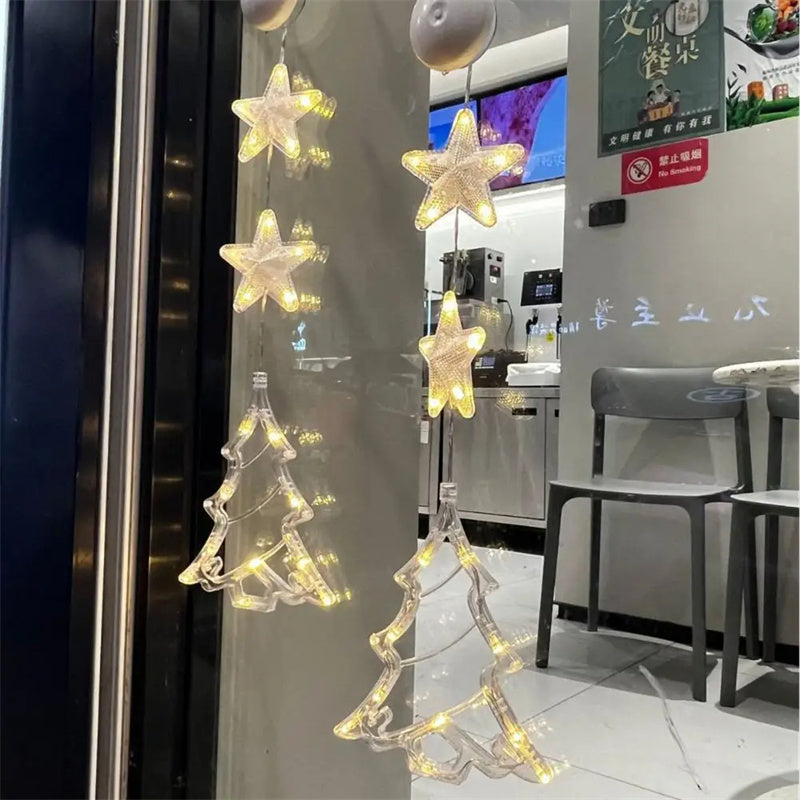 Christmas LED Window Suction Cup Lights, 3 Pcs (photo 5)
