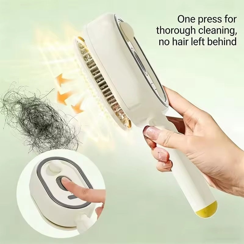 Electric Mist Spray Massage Hair Brush (photo 2)