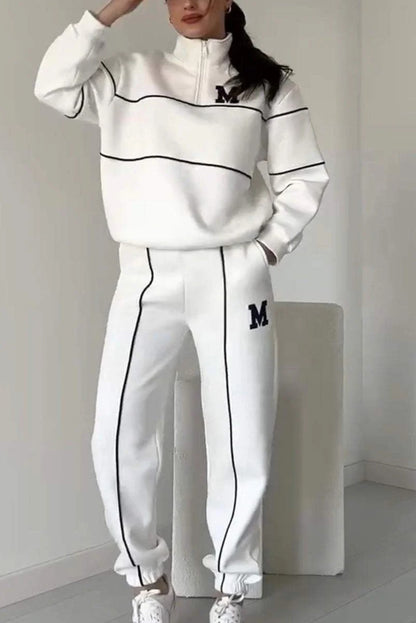 Women's Pullover Sweatshirt and Baggy Sweatpants Set (photo 11)
