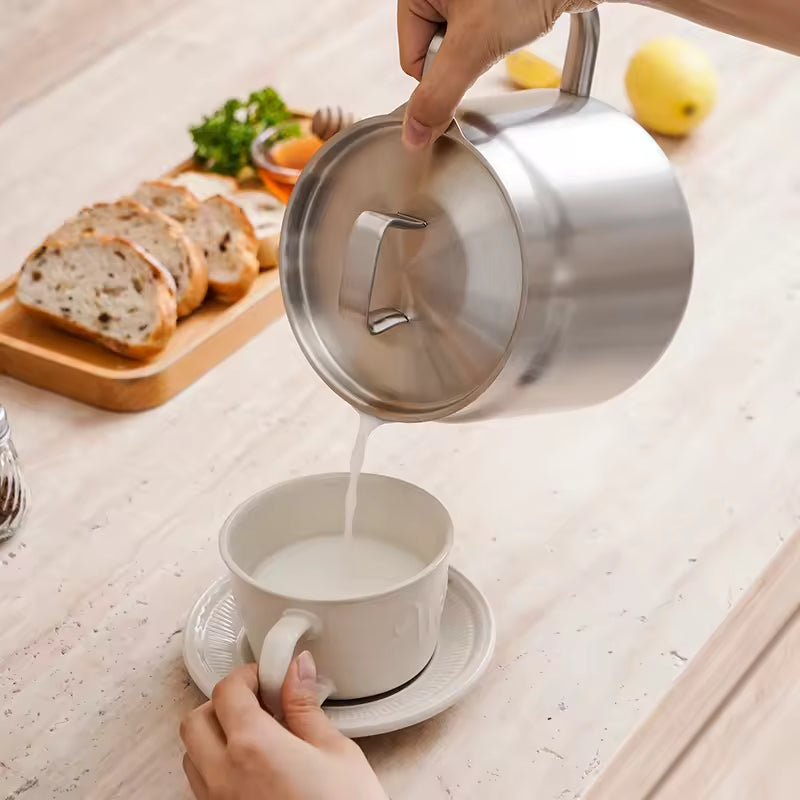 2 L Stainless Steel Oil Filter Pot with Strainer (photo 5)