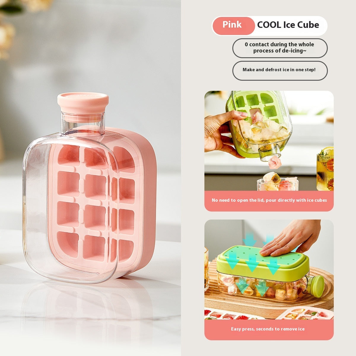 Quick Ice Cup Mold with Straw, 500 or 800 ml (photo 7)