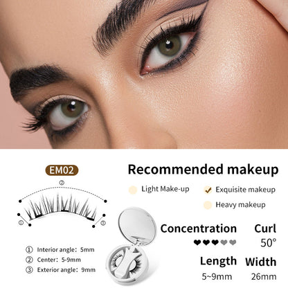 Magnetic False Eyelashes with Applicator and Case (photo 8)