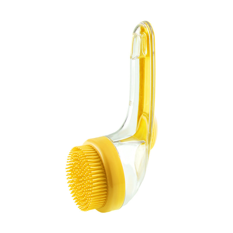 Long-Handle Pet Bath Brush with Shampoo Dispenser (photo 3)