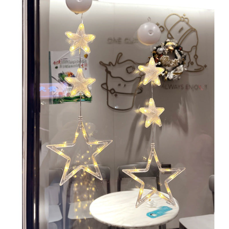 Christmas LED Window Suction Cup Lights, 3 Pcs (photo 3)