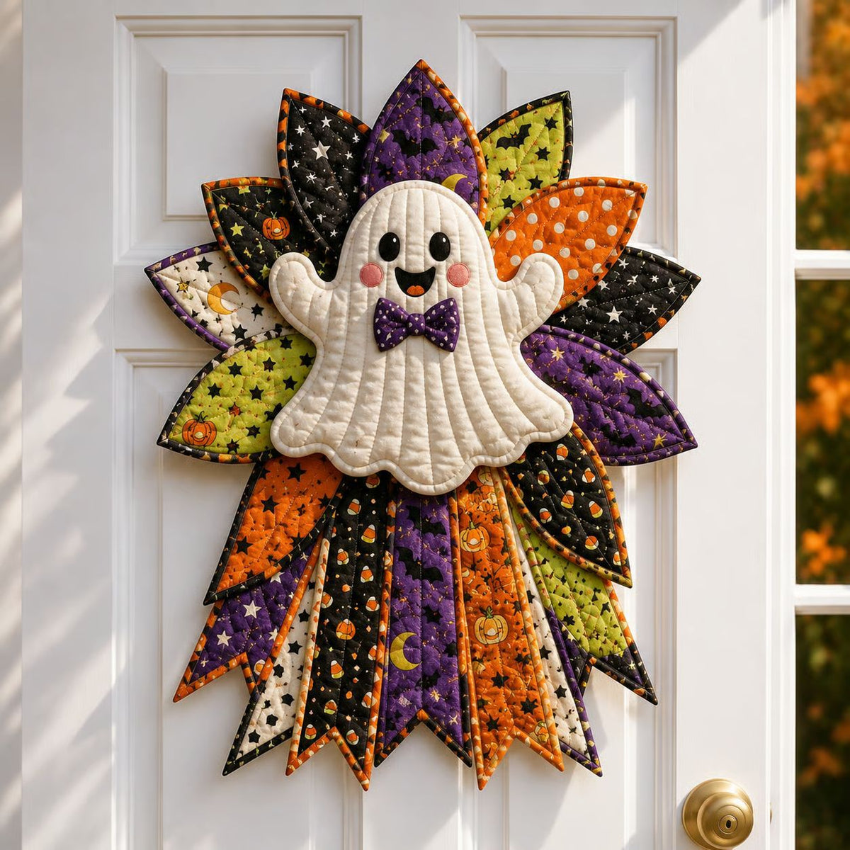 Quilted Patchwork Fabric Craft Piece, Holiday and Animal Designs (photo 27)