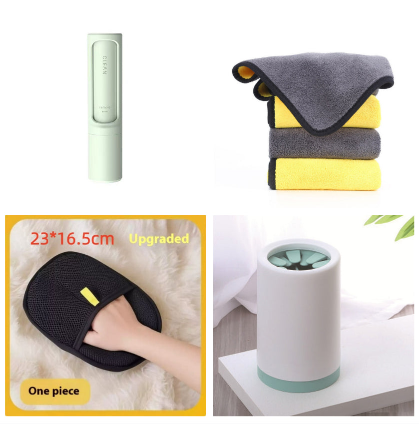 Dog Paw Cleaner Cup with Soft Silicone Bristles, S or L (photo 13)