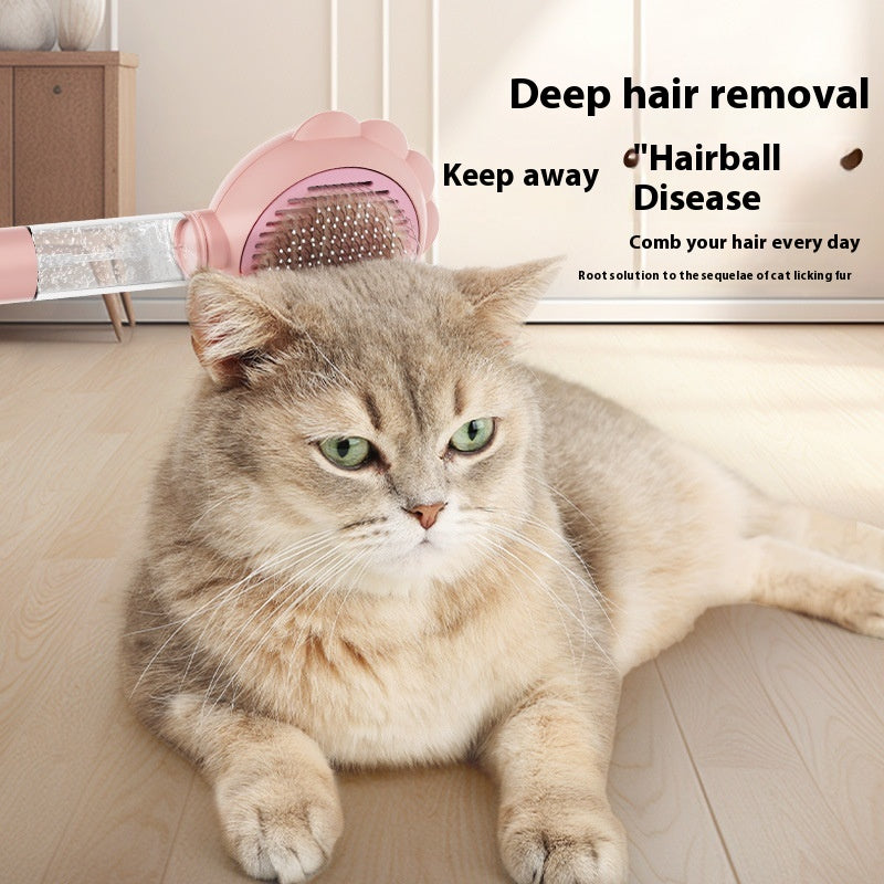 2-in-1 Self-Cleaning Pet Brush with Spray Option (photo 5)