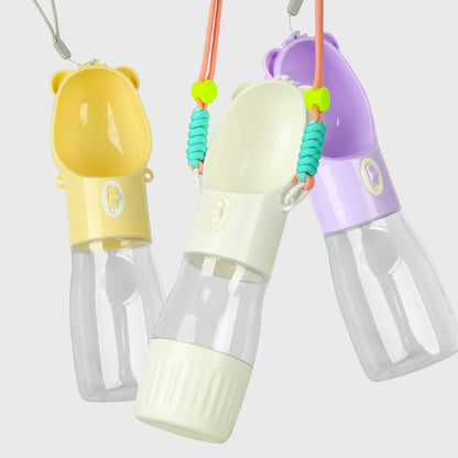 2-in-1 Portable Dog Water Bottle with Food Container (photo 6)