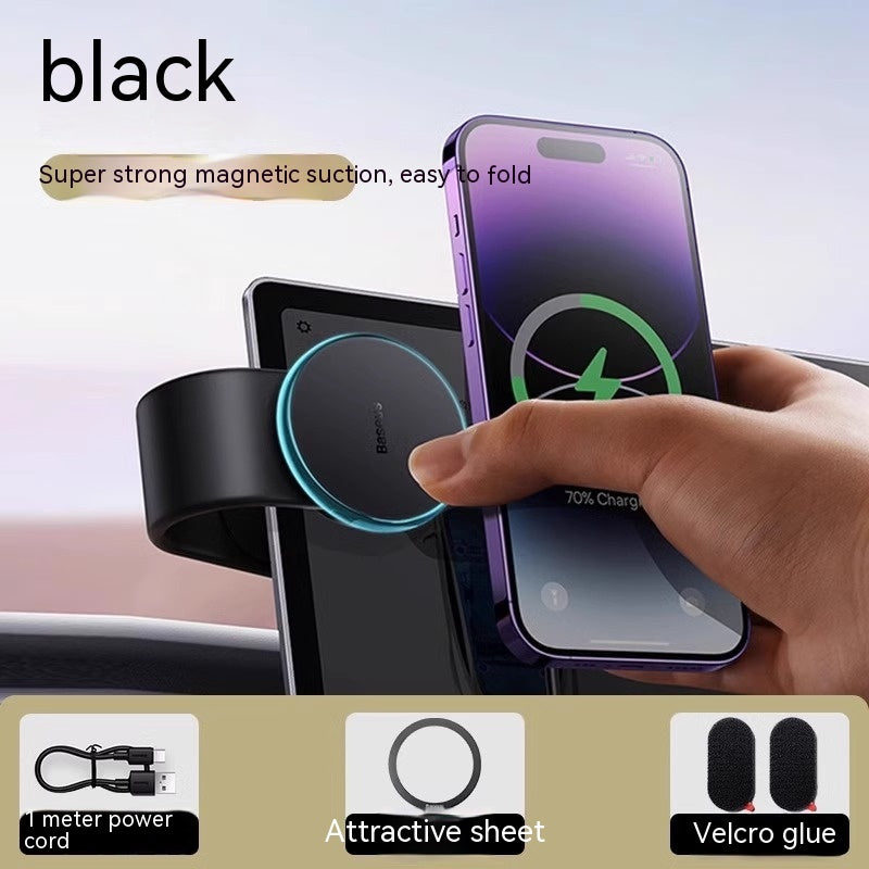 Bendable Magnetic Car Phone Mount with 15 W Wireless Charging (photo 10)