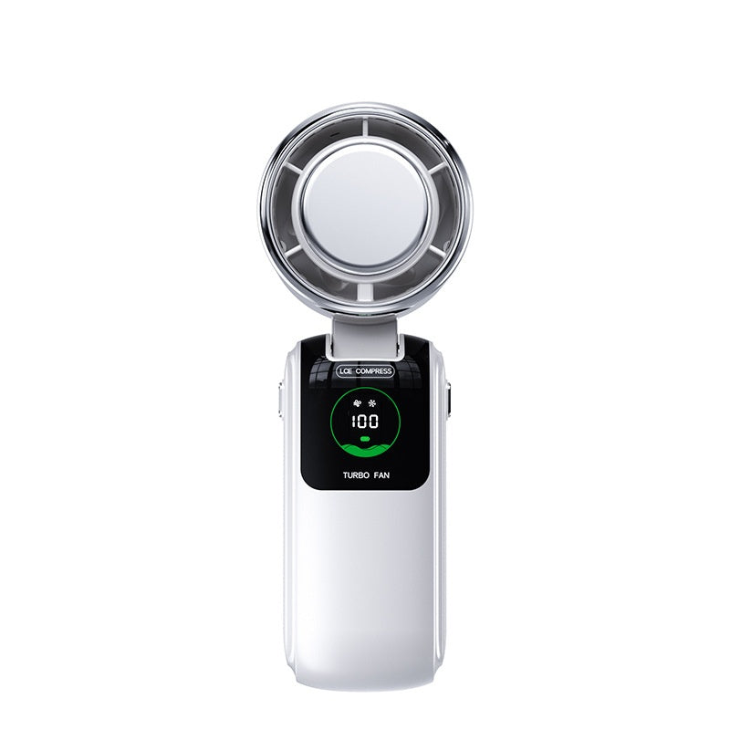 Foldable Handheld Fan with Neck Strap, 4000 mAh (photo 6)