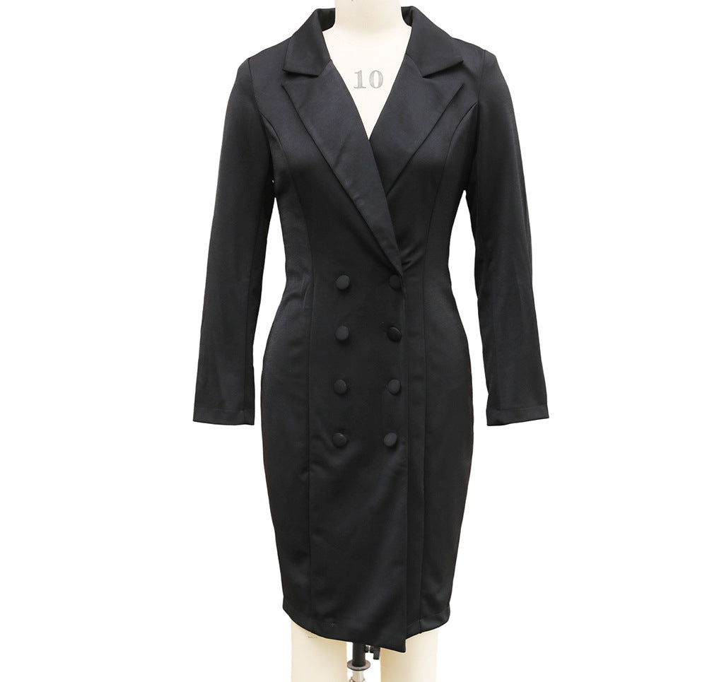 Women's Double-Breasted Blazer Dress (photo 8)