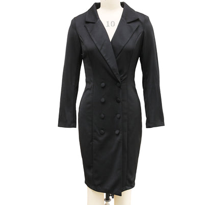 Women's Double-Breasted Blazer Dress (photo 8)