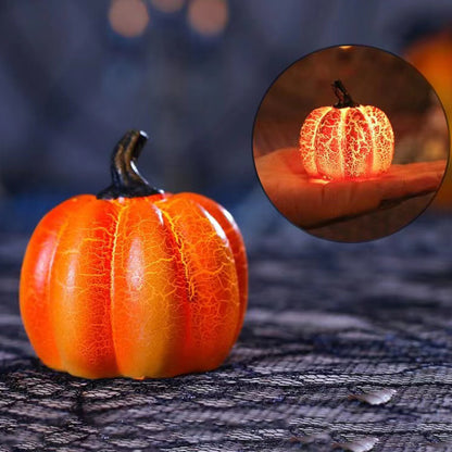 Halloween LED Pumpkin Candle Lamp (photo 8)